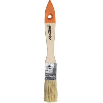 Кисть плоская 20 мм (3/4) натур. щетина дер. ручка Slimline Spart