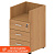 Тумба приставная Мебель Easy One 913922 груша ароза Тумба приставная Мебель Easy One 913922 груша ароза