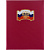 Папка адресная ФЛАГ,ГЕРБ балакрон (красн. шелк) 25шт/уп.