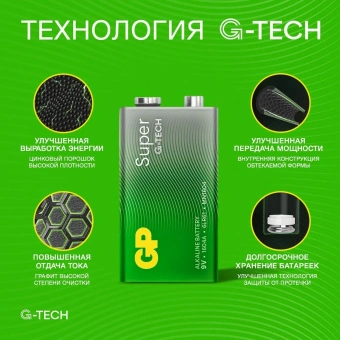 Батарейка крона GP Super