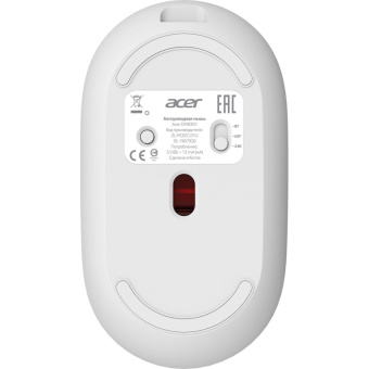 Мышь компьютерная Acer OMR301 1600dpi/беспроводная/BT/Radio/USB/белый