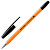 Ручка шариковая BRAUBERG "M-500 ORANGE", ЧЕРНАЯ, корпус оранжевый, узел 0,7 мм, линия письма 0,35 мм