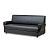 Мягкая мебель MV_Матрикс диван 3 местный к/з черный Oregon 16