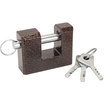 Замок навесной УЗК Стандарт ВС2-3-01С (79xd=12) алюм/сталь антич.медь (3кл)