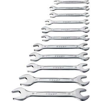 Набор ключей рожковых гаечных, 12 шт, 6 - 32 мм, ЗУБР(27010-H12)