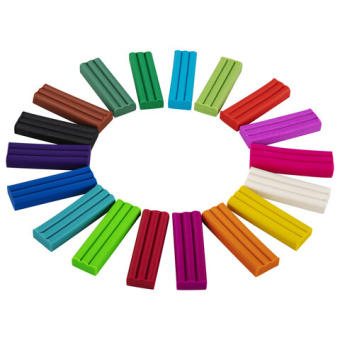 Пластилин мягкий восковой BRAUBERG KIDS, 18 цветов, 270 г, со стеком