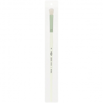 Кисть художественная коза Гамма "Aries", овальная №8, короткая ручка