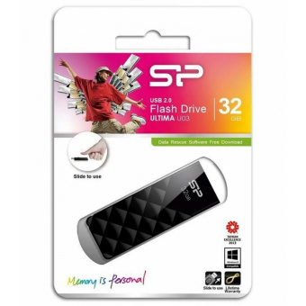 Флеш-память Silicon Power Ultima U03 32Gb black