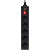 Сетевой фильтр Buro 500SH-1.8-UPS-B 1.8м (5 розеток) черный(коробка)