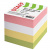 Блок для записей STAFF, проклеенный, куб 8х8 см, 800 листов, цветной, чередование с белым, 120383 Блок для записей STAFF, проклеенный, куб 8х8 см, 800 листов, цветной, чередование с белым, 120383