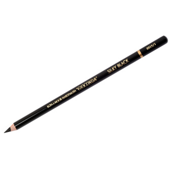 Карандаш художественный Koh-I-Noor "Gioconda Silky 8815" B, черн. матовый, заточен.