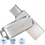 Флеш-память SanDisk Ultra Dual Drive Luxe64GB/USB-C/серебр(SDDDC4-064G-G46)