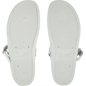 Спец.обувь Сабо муж.нат.кожа цв.белый(р.41) (10-12-7)