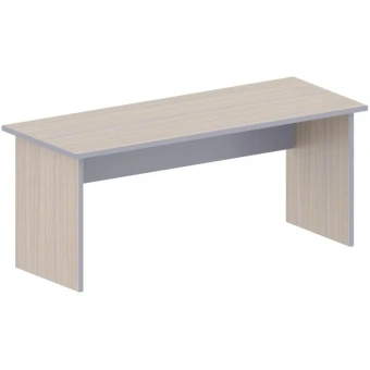 Стол прямой Easy Business (дуб светлый/серый, 1800х700х747 мм)
