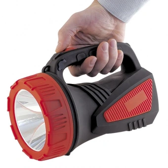 Фонарь ручной ЯРКИЙ ЛУЧ S-250A LED 5W 2 реж 100/250лм акк.220В ЗУ
