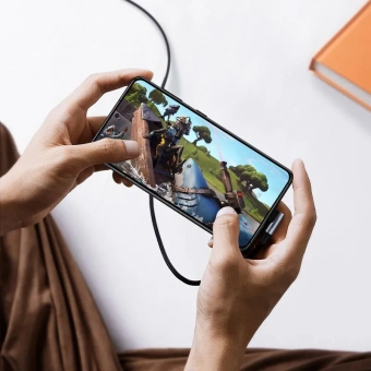 Кабель UGREEN  90° угловой USB C 2.0 - USB C 2.0 5A, 2 м (70645)