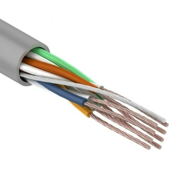 Кабель REXANT (01-0044) U/UTP, CAT 5e, PVC, 4PR,24AWG, INDOOR,STRANDED,305м