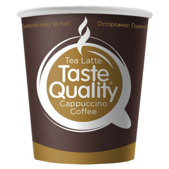 Одноразовые стаканы 100 мл, КОМПЛЕКТ 60 шт., бумажные однослойные, "Taste Quality", холодное/горячее