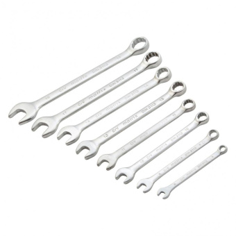 Набор ключей комбинированных 8 шт (6-19 мм) CrV MATRIX 15408