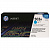 Картридж лазерный HP (Q7581A) ColorLaserJet CP3505/3800, голубой, оригинальный, ресурс 6000 страниц