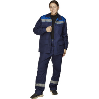 Костюм летний л05-КБР жен син/вас (р.56-58) 158-164 (Арсенал-СП)