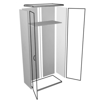 СпецМеб Мон_EASY Director Гард.К95(М97+М50+М51*2) дуб с./беж