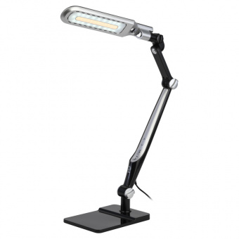 Светильник настольный ЭРА NLED-497-12W-BK светодиодный на струбцине, черный