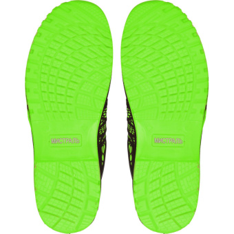 Полуботинки (кроссовки) МИСТРАЛЬ -НЕОН ПУ ТПУ с ПКП АС (лайм) PT2-C-L р.44