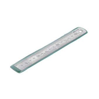 Линейка измерительная Micron 150х19 мм металлическая 42158