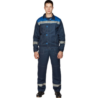 Костюм летний муж. л20-КБР син/вас (р.44-46) 182-188 (Арсенал-СП)
