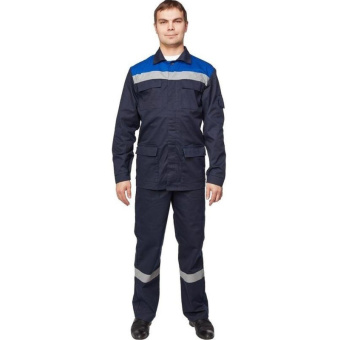 Костюм летний муж л05-КБР син/вас (р.48-50) 194-200 (Арсенал-СП)