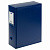 Короб архивный на кнопке OfficeSpace разборный, 100мм, пластик, 900мкм, синий