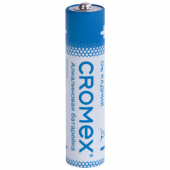 Батарейки алкалиновые "мизинчиковые" КОМПЛЕКТ 20 шт., CROMEX Alkaline, ААА (LR03, 24А), в коробке,