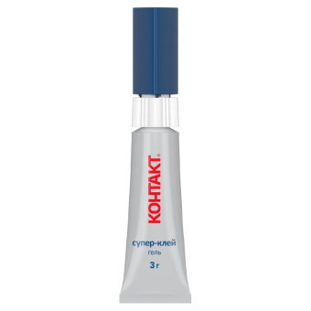 Клей универсальный Контакт супер-клей гель 3 г