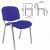 Стул для персонала и посетителей "ИЗО", хромированный каркас, ткань синяя С-06 Стул для персонала и посетителей "ИЗО", хромированный каркас, ткань синяя С-06