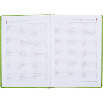 Ежедневник недатированный Attache Velvet искусственная кожа Soft Touch A5+ 136 листов салатовый (146