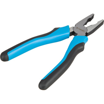 Плоскогубцы 180 мм TOPFORT из углеродистой стали с ручкой из ПВХ