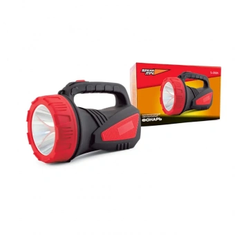 Фонарь ручной ЯРКИЙ ЛУЧ S-250A LED 5W 2 реж 100/250лм акк.220В ЗУ