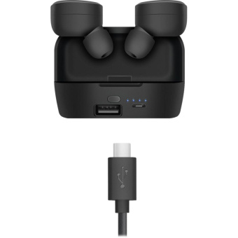 Наушники Defender Twins 639 черный,TWS, PB, Bluetooth (63639)