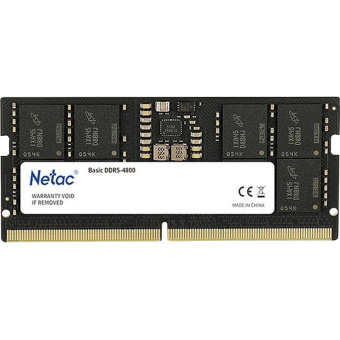 Модуль памяти Netac Basic SODIMM 16GB DDR5-4800(NTBSD5N48SP-16)