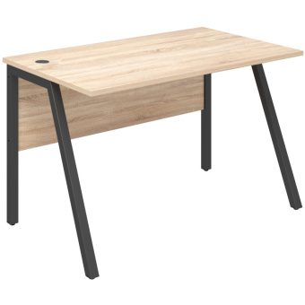 Стол письменный IN Рондо м/к S2378 1180х750х750 дуб альпийский/антрацит