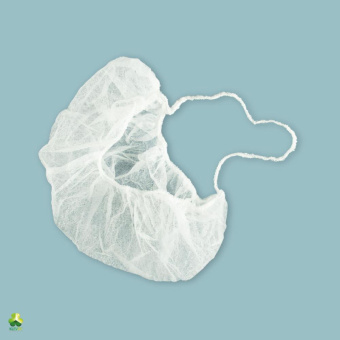 Набородник одноразовый белый 100 штук в упаковке