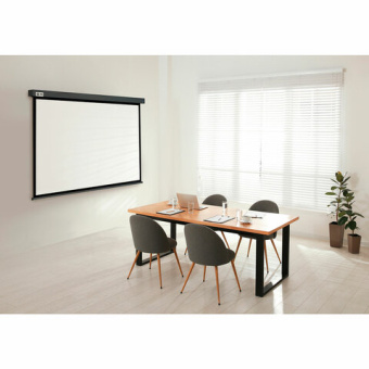 Экран Cactus Wallscreen CS-PSW-150X150-SG, 150x150 см, 1:1, настенно-потолочный, серый, PSW-150x150-SG