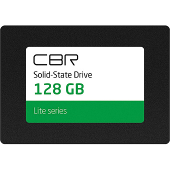 SSD накопитель CBR Lite 128GB, 2.5, SATA, 3D TLC NAND(SSD-128GB-2.5-LT22)