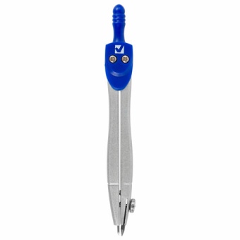 Готовальня BRAUBERG SCHOOL KIT, 8 предметов, циркуль 115 мм, чертежные принадлежности, металлический пенал со справочными материал