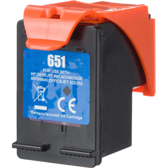 Картридж струйный Комус 651 C2P10AE чер. для DJ 5575/5645