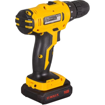 Дрель-шуруповерт аккумуляторная ДА-16/2Li Eurolux (72/14/51)