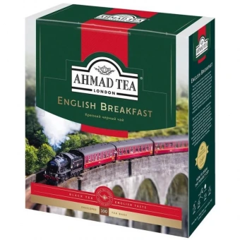 Чай Ahmad English Breakfast черный 100пак/уп