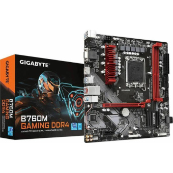 Материнская плата GIGABYTE B760M GAMING DDR4 s1700, 4xDDR4 mATX