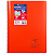 Бизнес-тетрадь 80л., А4, клетка на гребне Clairefontaine "Koverbook", пластик. обложка, красная, 90г
